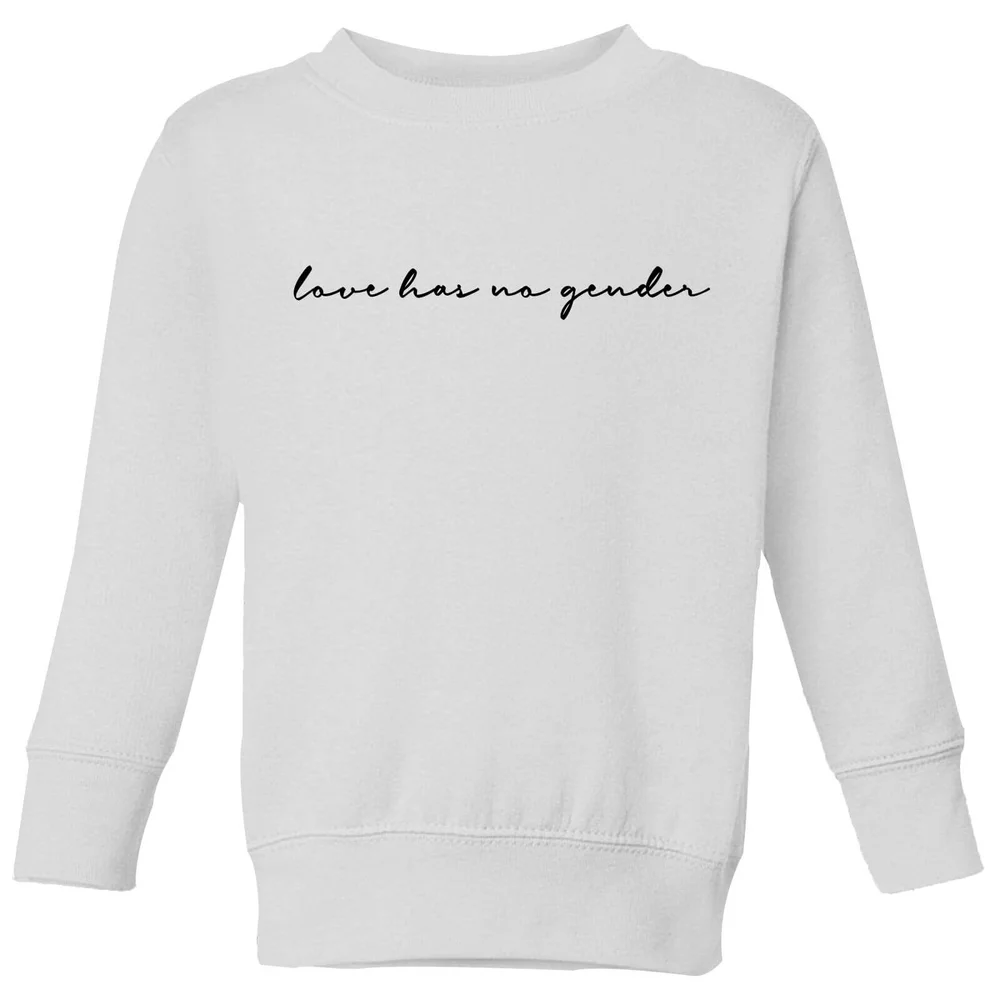 Miss Greedy Love Has No Gender Kids' Sweatshirt - White - 98/104 (3-4 jaar) Afbeelding 1