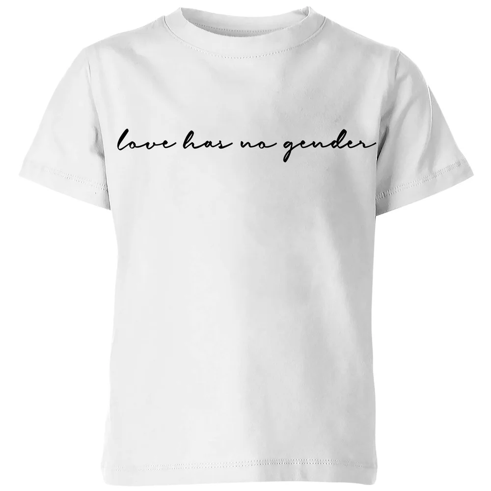 Miss Greedy Love Has No Gender Kids' T-Shirt - White - 98/104 (3-4 jaar) Afbeelding 1