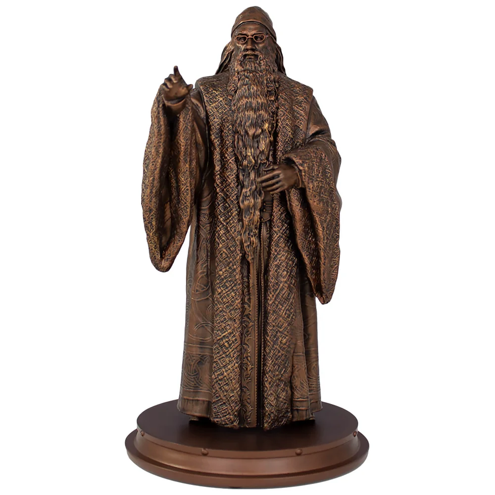 Icon Heroes Harry Potter Albus Dumbledore Richard Harris Faux-Bronze Statue Afbeelding 1