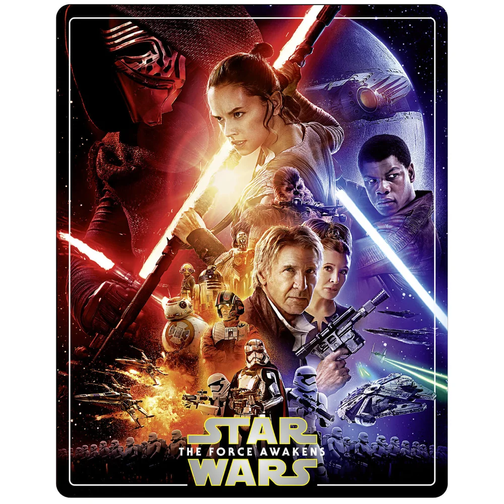 Star Wars Episode VII: The Force Awakens - Zavvi Exclusief 4K Ultra HD Steelbook (3 Disc Editie inclusief Blu-ray) Afbeelding 1