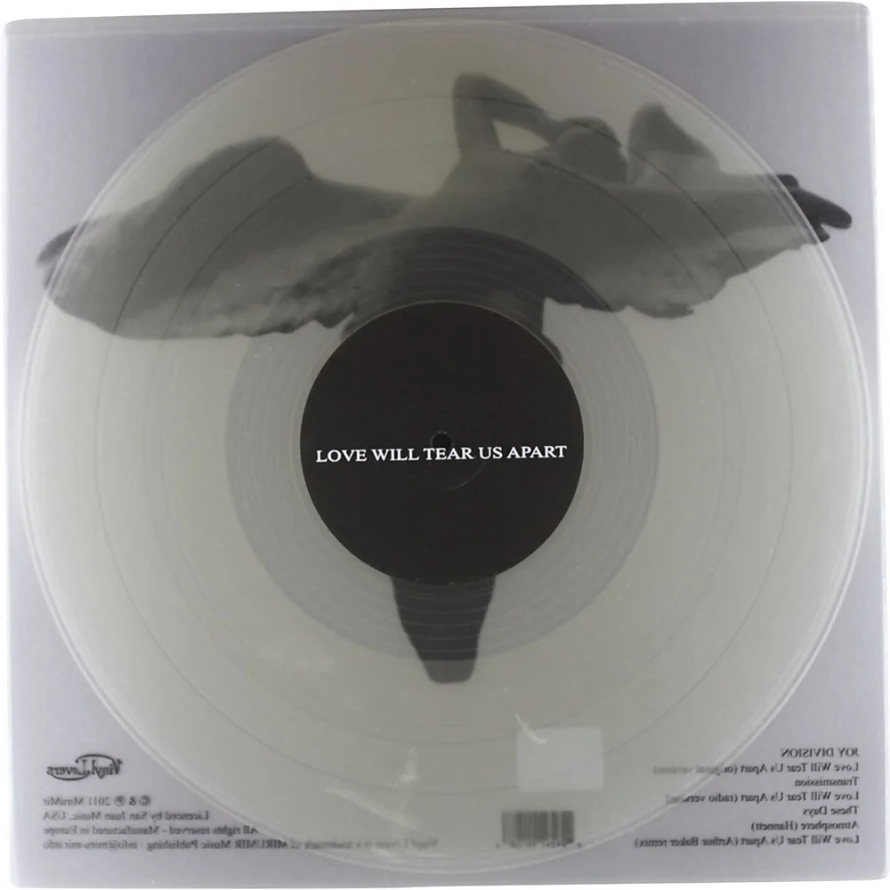 Joy Division - Love Will Tear Us Apart Limited Edition Blank 30 cm Single Afbeelding 1