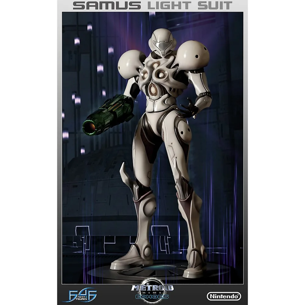 First 4 Figures Metroid Prime Echoes (Samus Light Suit) Hars Beeldje Afbeelding 1