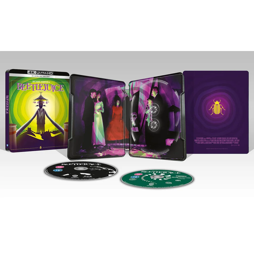 Beetlejuice - Zavvi Exclusief 4K Ultra HD Steelbook (Inclusief 2D Blu-ray) Afbeelding 1