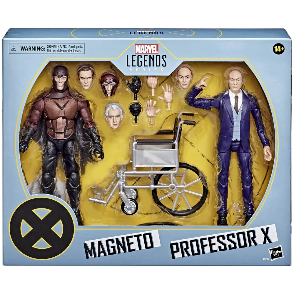 Hasbro Marvel Legends X-Men Magneto en Professor X Actiefiguurn Set Afbeelding 1