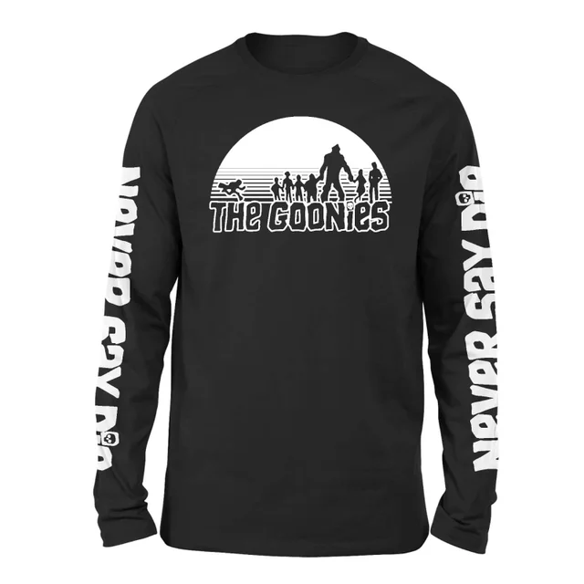 The Goonies Never Say Die Unisex Long Sleeve T-Shirt - Zwart
