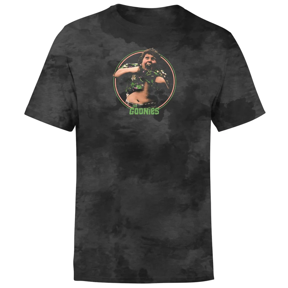 The Goonies Truffle Shuffle Unisex T-Shirt - Zwart Tie Dye - S Afbeelding 1