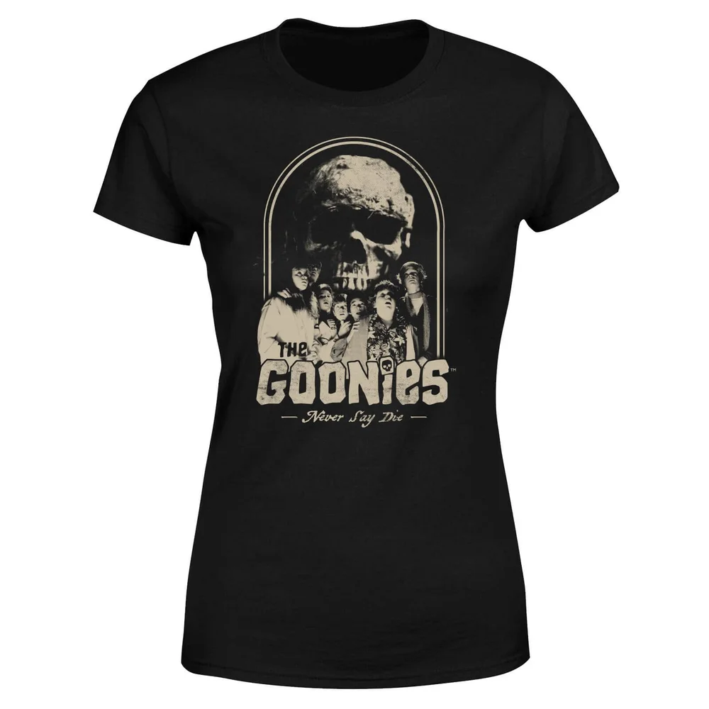 The Goonies Never Say Die Retro Women's T-Shirt - Zwart - XS Afbeelding 1