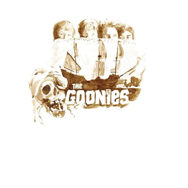 The Goonies Watercolour Women's T-Shirt - Wit
