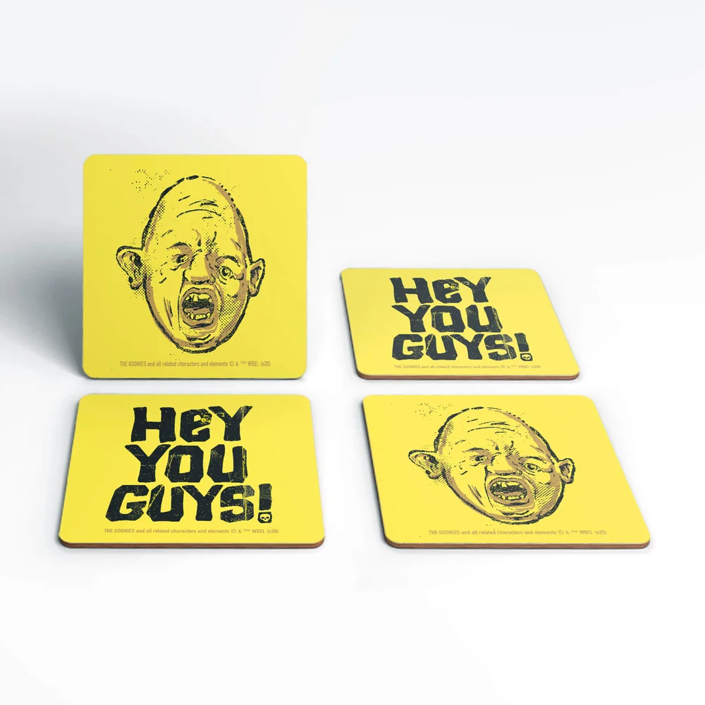 The Goonies Hey You Guys! Coaster Set Afbeelding 1