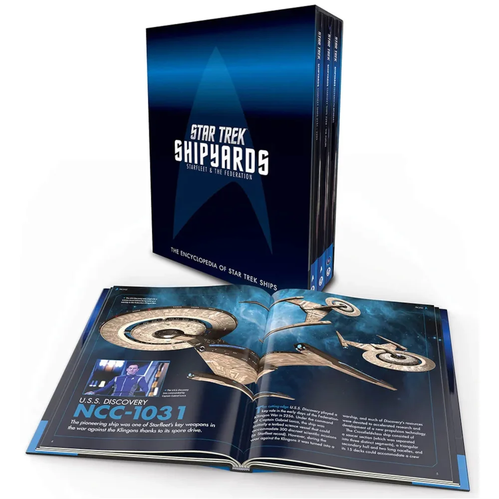 Penguin Star Trek Scheepswerven: Starfleet en de Federatie Hardcover Box Set Afbeelding 1