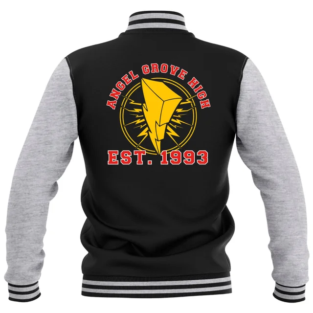 Power Rangers Power Rangers Bolt Patch Varsity Jacket - Zwart