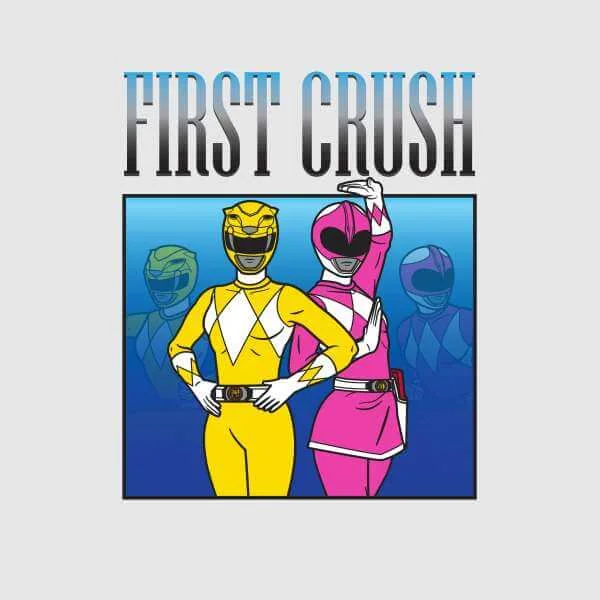 Power Rangers First Crush Men's T-Shirt - Grijs