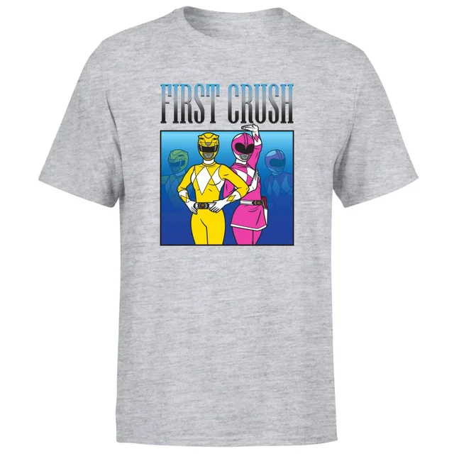 Power Rangers First Crush Men's T-Shirt - Grijs