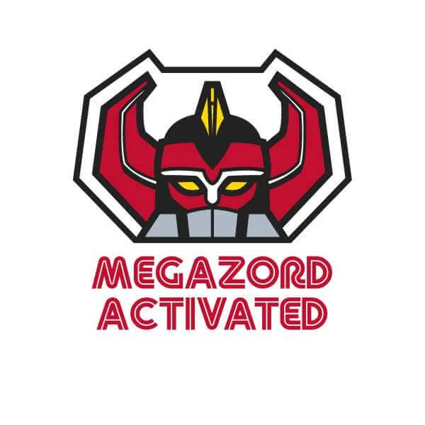 Power Rangers Megazord Activated Unisex T-Shirt - Wit / Rood Ringer