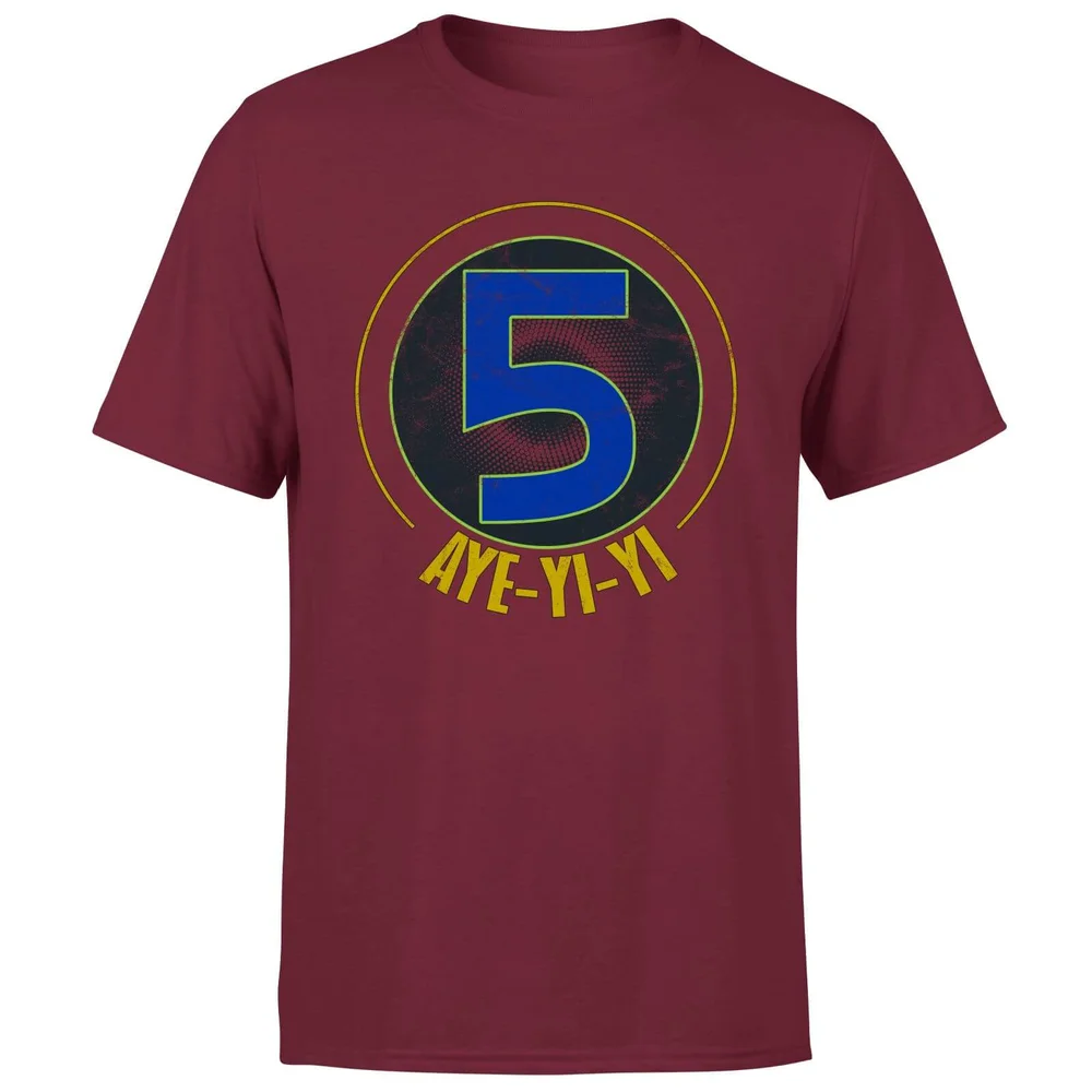 Power Rangers Alpha-5 Logo Men's T-Shirt - Bordeaux - S Afbeelding 1