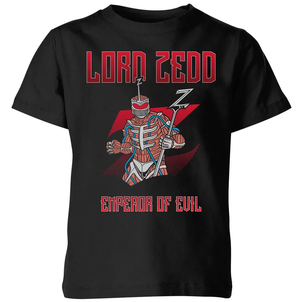 Power Rangers Lord Zedd Kids' T-Shirt - Zwart - 98/104 (3-4 jaar) Afbeelding 1