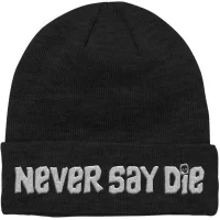 The Goonies Never Say Die EmbroideRood Beanie - Zwart