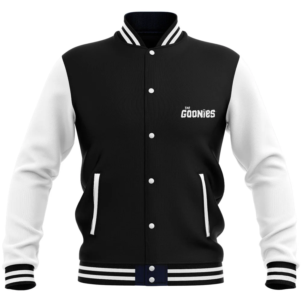 The Goonies Never-Say-Die Men's Varstiy Jacket - Zwart - L - Zwart Afbeelding 1