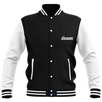 The Goonies Never-Say-Die Men's Varstiy Jacket - Zwart