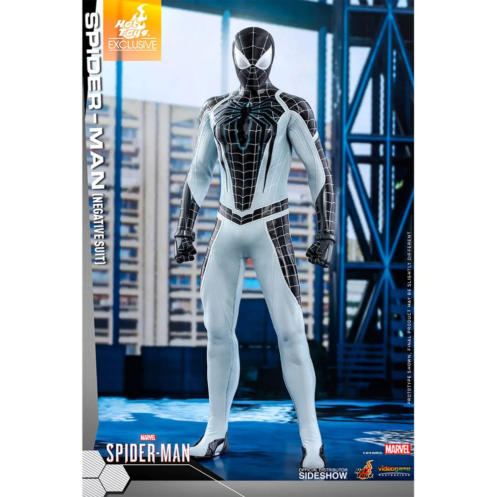 Hot Toys Video Game Masterpiece - 1/6 schaal volledig poseerbaar figuur: Marvel's Spider-Man - Spider-Man (Negative Suit versie) Afbeelding 1