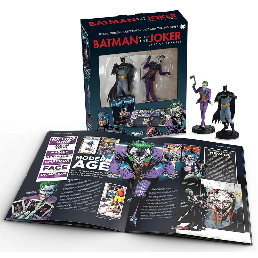 Eaglemoss DC Comics Batman en de Joker Speciale Editie Paperback - Inclusief 2 Figuren Afbeelding 1
