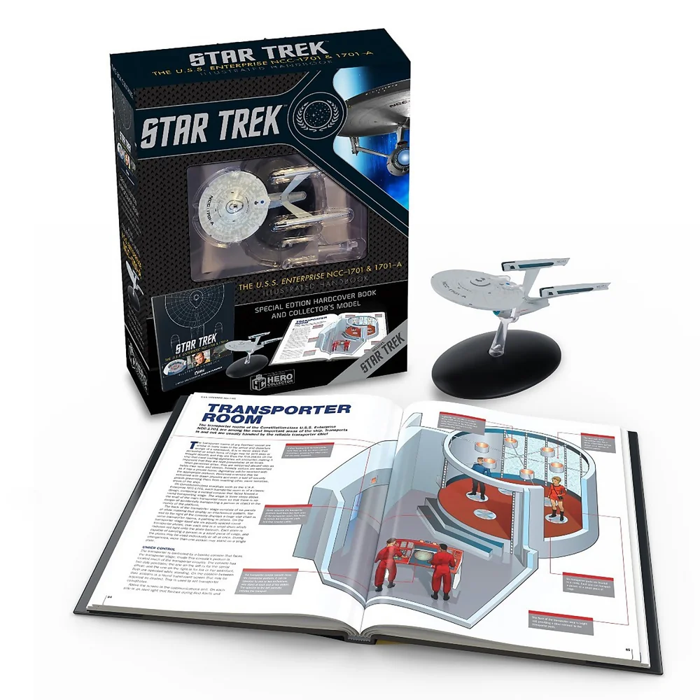 Eaglemoss Star Trek: De U.S.S. Enterprise NCC-1701 Geïllustreerde Handboeken Plus Verzamelbare Hardcover Afbeelding 1
