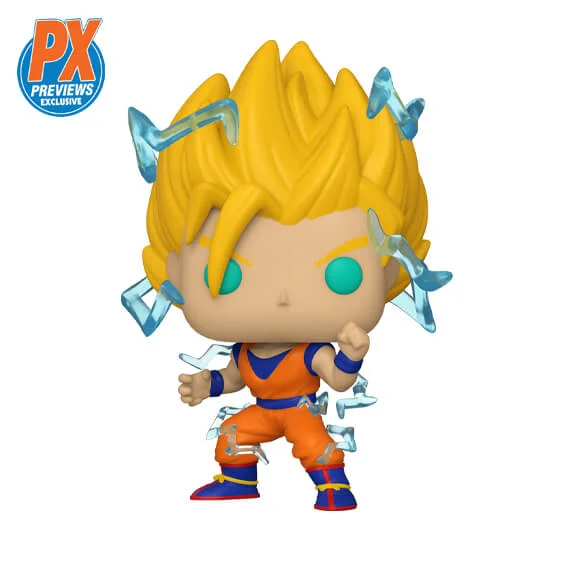PX Previews Dragon Ball Z Super Saiyan 2 Goku EXC Funko Pop! Vinyl Figure Afbeelding 1