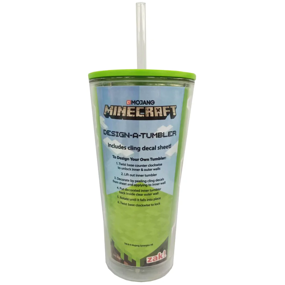 Minecraft Sticker Soda Cup Afbeelding 1