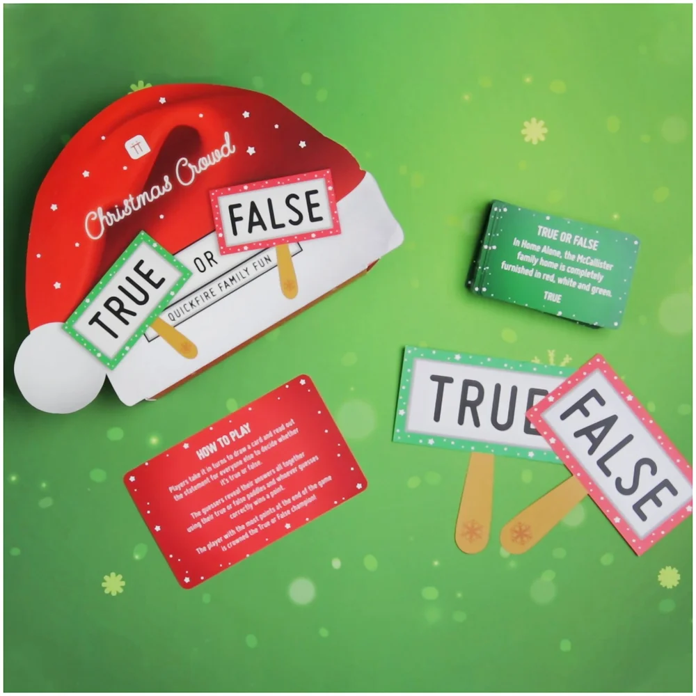 Talking Tables Christmas True or False Game Afbeelding 1