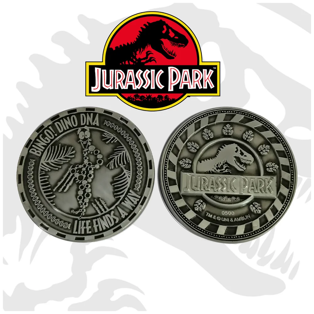 Jurassic Park Mr DNA Limited Edition Collectible Coin Afbeelding 1