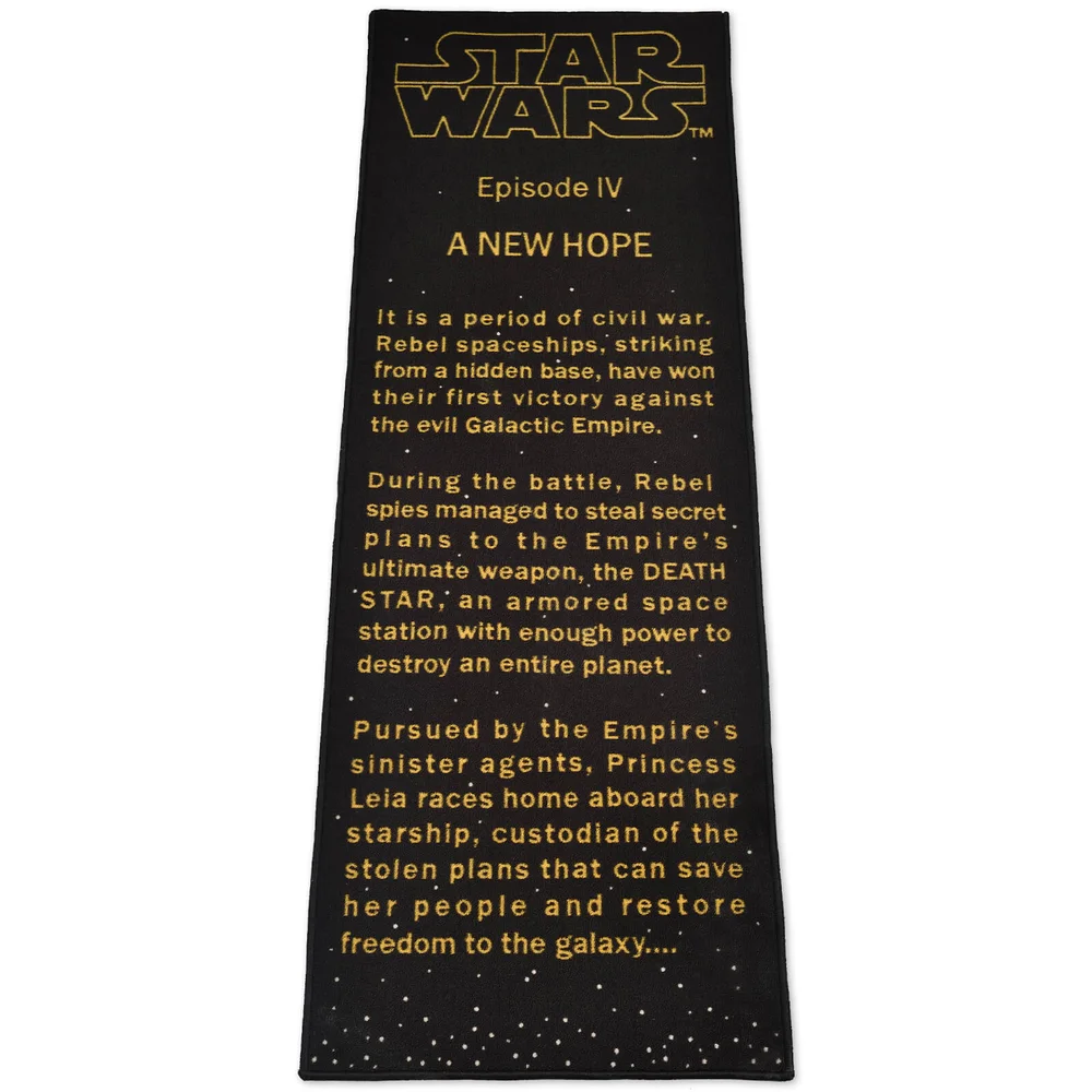 Exclusieve Star Wars Titel Kruiper Deken Afbeelding 1