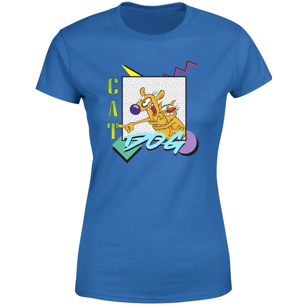 CatDog 90s Style Women's T-Shirt - Blauw - XS Afbeelding 1