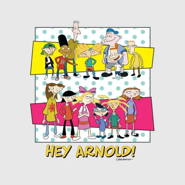 Hey Arnold Guys & Girls Women's T-Shirt - Grijs
