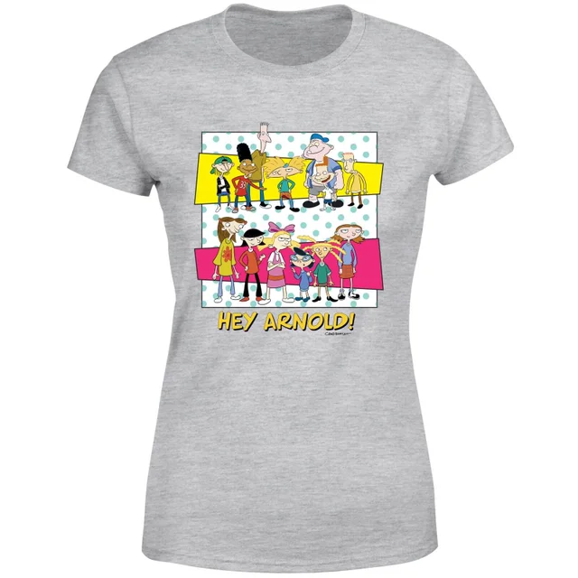 Hey Arnold Guys & Girls Women's T-Shirt - Grijs
