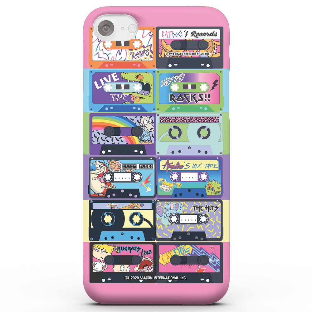 Nickelodeon Casettes Phone Case for iPhone and Android - iPhone 5/5s - Snap case - mat Afbeelding 1