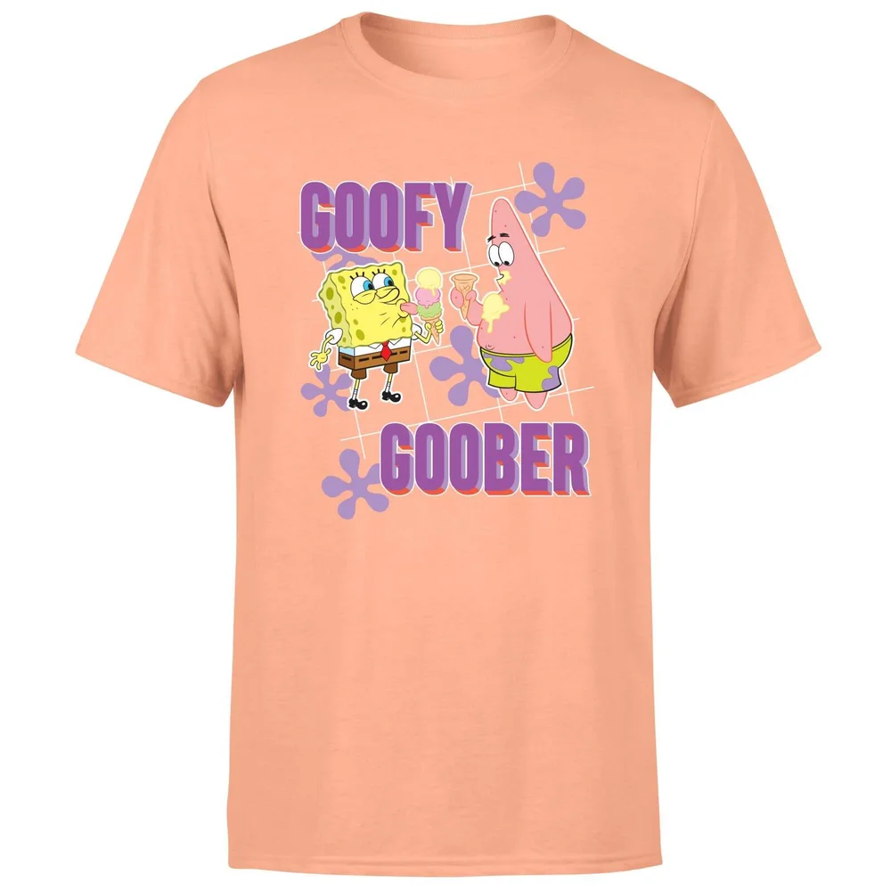 Spongebob Goofy Goober Unisex T-Shirt - Coral - S Afbeelding 1