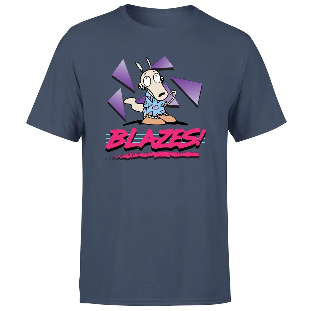 Rocko's Modern Life Rocko Blazes! Men's T-Shirt - Donker Blauw - S Afbeelding 1
