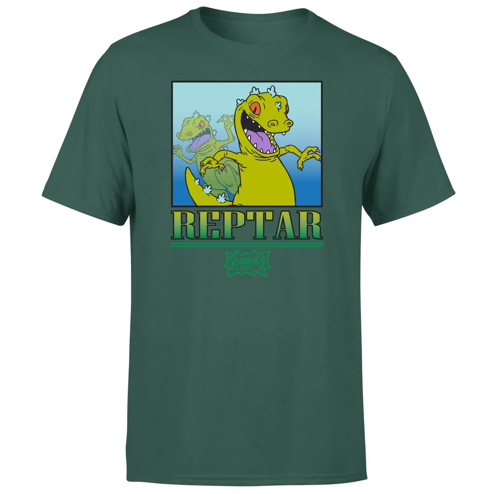 Rugrats Reptar Men's T-Shirt - Green - S Afbeelding 1