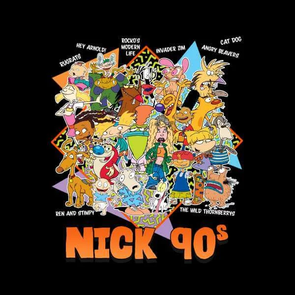 Nickelodeon Nostalgia Hoodie - Zwart