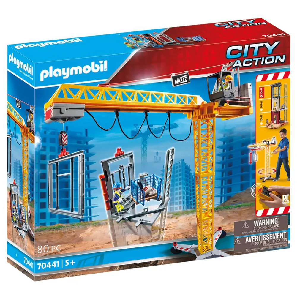 Playmobil City Action Construction Crane (70441) Afbeelding 1