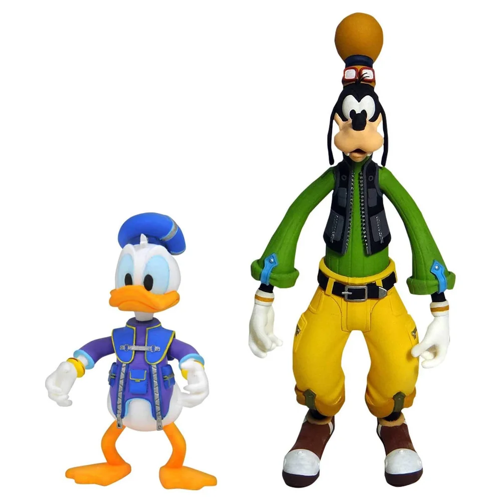 Diamond Select Kingdom Hearts - Donald & Goofy 15 cm Actiefiguur Afbeelding 1