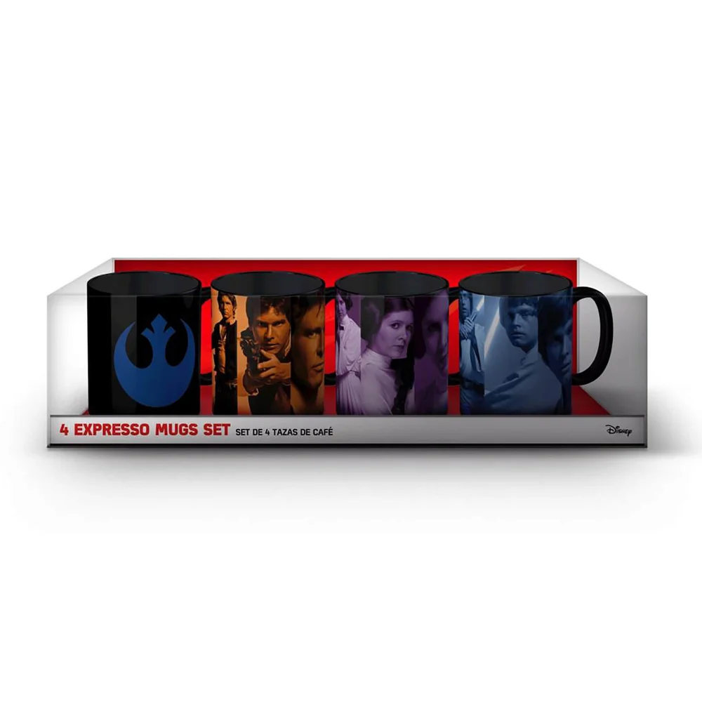 Star Wars mokken Set Rebels 4pc Espresso Keramische E8 Afbeelding 1
