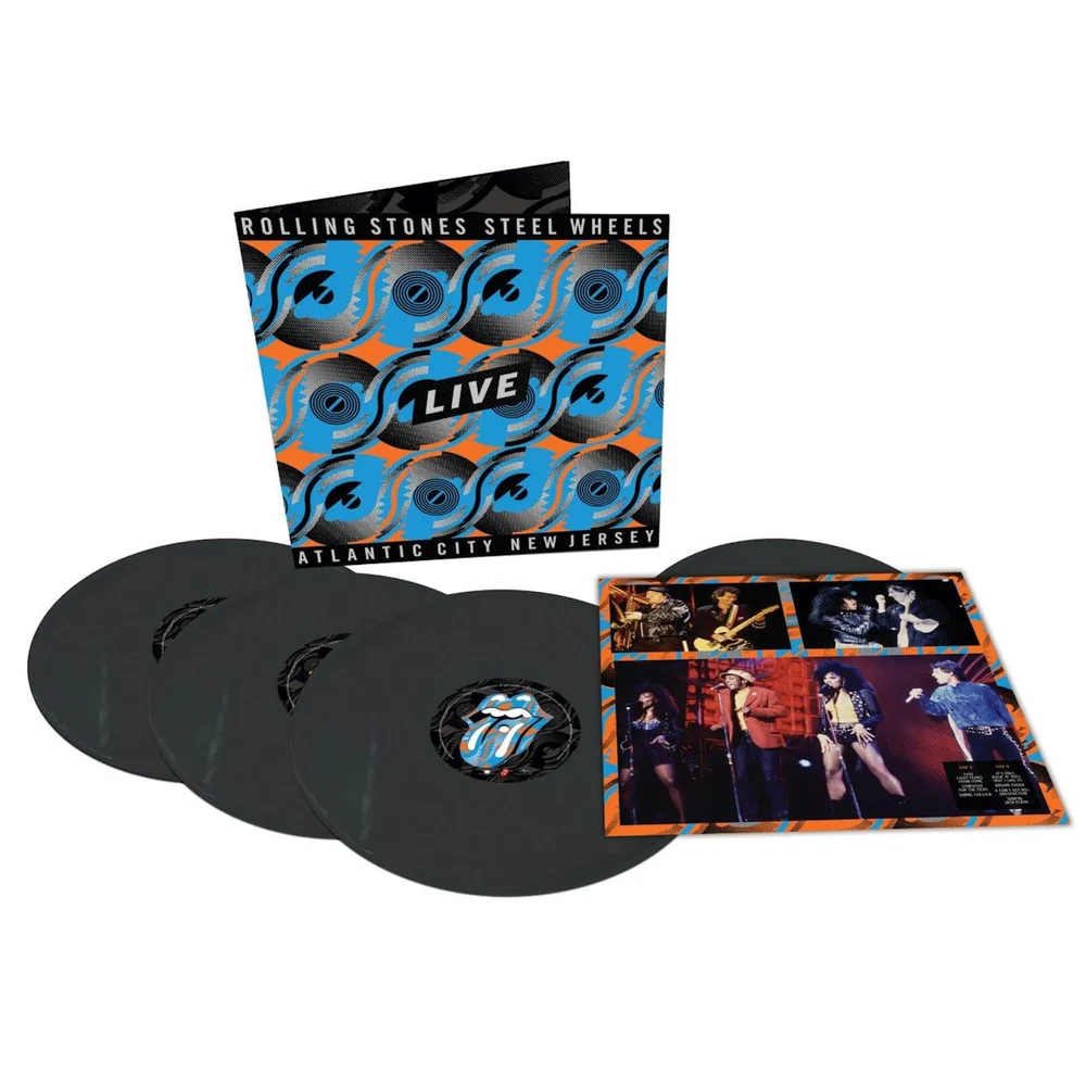 The Rolling Stones - Steel Wheels Live - Atlantic City, New Jersey Vinyl Box Set Set Afbeelding 1