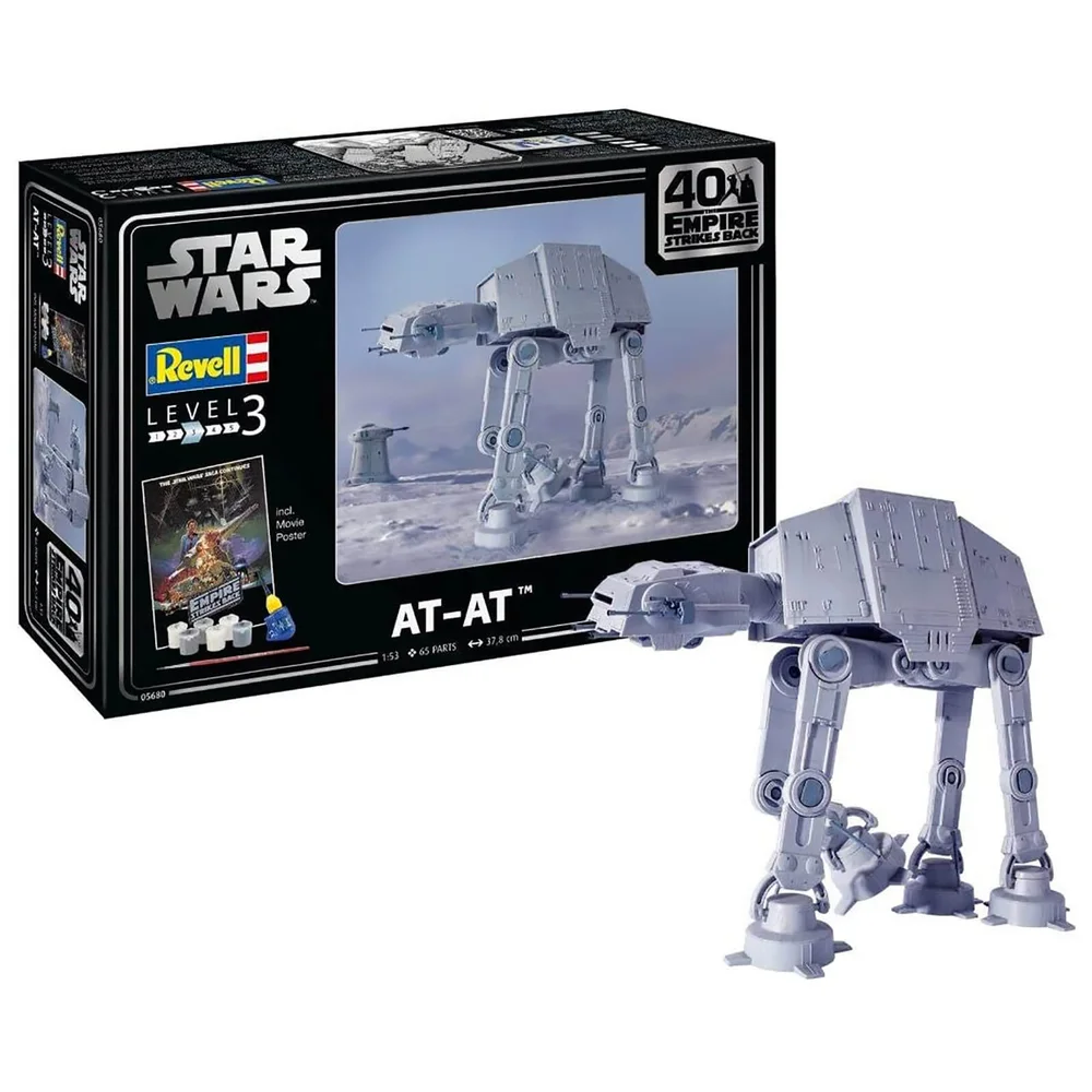 Revell Geschenkset - AT-AT (The Empire Strikes Back 40e Jubileum) Model (Schaal 1:53) Afbeelding 1