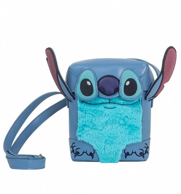 Danielle Nicole Disney Lilo and Stitch Stitch Face Box Cross Body Bag Afbeelding 1