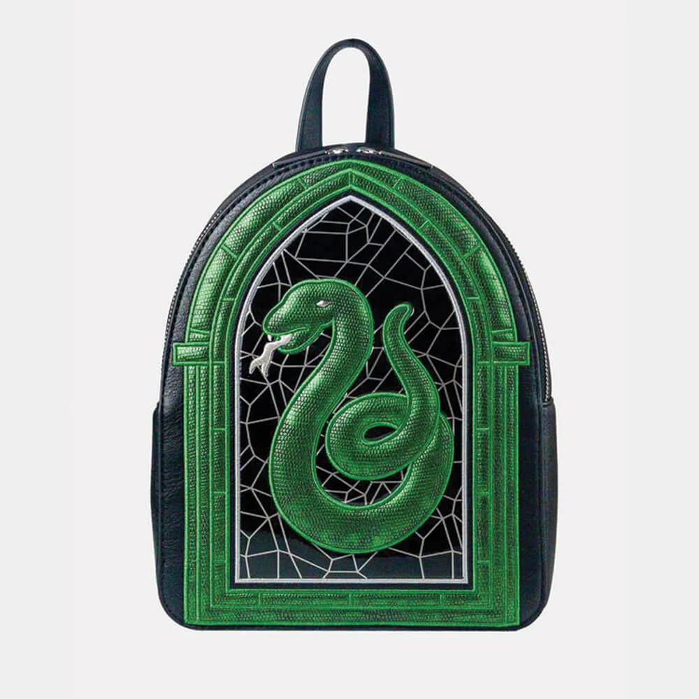 Danielle Nicole Harry Potter Slytherin Stained Glass Window Backpack Afbeelding 1