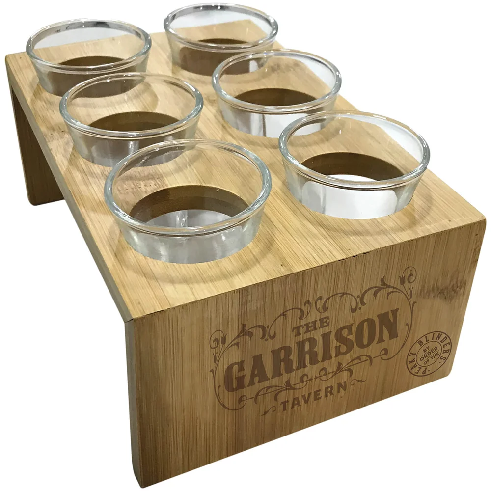 Peaky Blinders Garrison Houten Borrelglaasjes Set Afbeelding 1