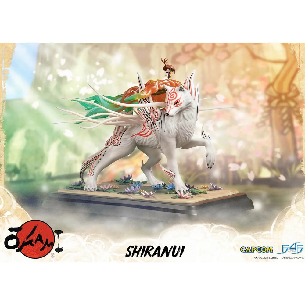 First 4 Figures Okami Amaterasu (Shiranui) RESIN Beeldje Afbeelding 1