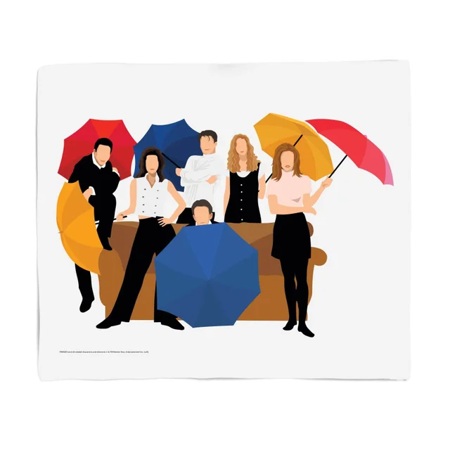 Friends The Gang Fleece Blanket
