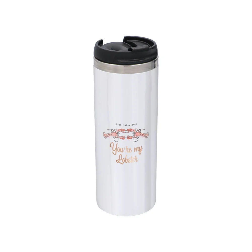 Friends You're My Lobster Duo Stainless Steel Thermo Travel Mug - Metallic Finish Afbeelding 1